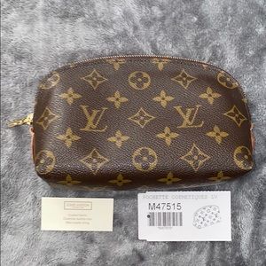 Louis Vuitton Monogram Cosmetic Case Authentic